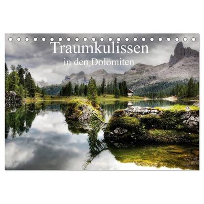 Traumkulissen in den Dolomiten (Tischkalender 2027 DIN A5 quer), CALVENDO Monatskalender