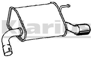 Vegaz Endschalldämpfer Js-38 Hinterachse Rechts Für Rov/tri/jag/aus/mg Jaguar