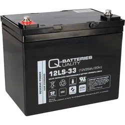 Q-Batteries 12LS-33 12 V 35 Ah AGM Bleiakku