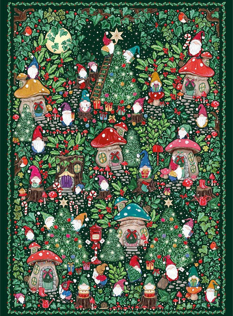 Gibsons Puzzel The Art File Kerstdorp 1000 stukjes