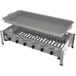 ChattenGlut, Gasgrill, Gasbräter 6-flammig mit Pfanne (22 kW)