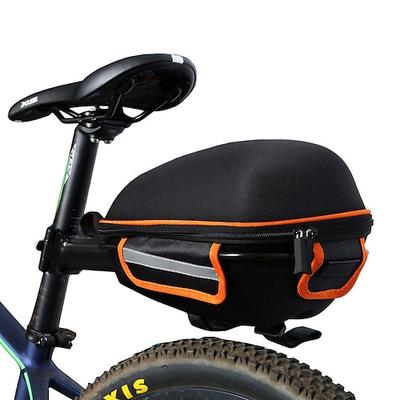 west biken 8 l fahrradsatteltasche fahrradgepäckträgertasche mit metallrahmen und regenhülle wasserdicht leicht reflektorstreifen fahrradtasche stoff lycra eva fahrradtasche fahrradtasche fahrrad radfahren