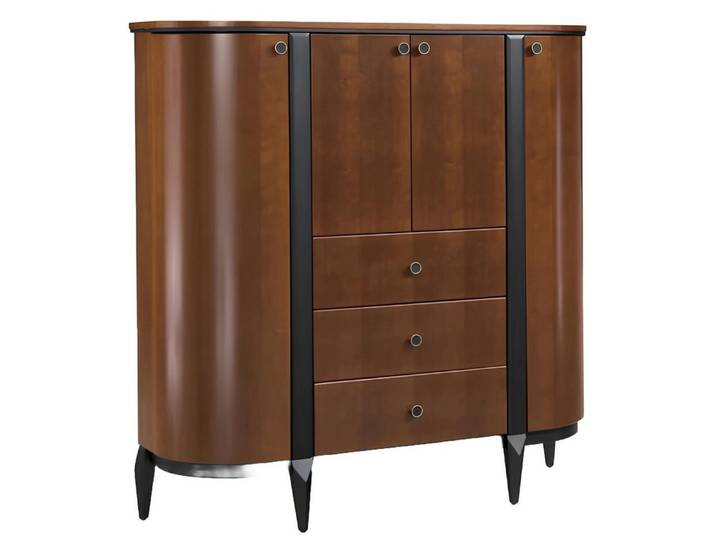 JVmoebel Kommode Vielseitiger Schrank in Holzoptik mit praktischem Stauraum (Schrank), Made in Europa