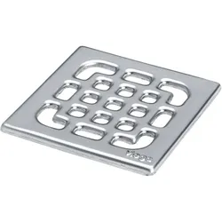 Viega Rost 554033 94x94mm, verschraubbar, gezogen, Edelstahl