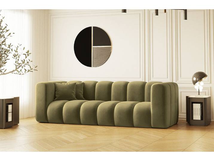 Kaiser Möbel Sofa Couch, Dreisitzer Grand Modular Stoff Salvador und Haga, Bequem, modular, viele Farben