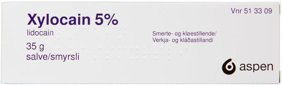AstraZeneca Xylocain 5% 35 g Salve