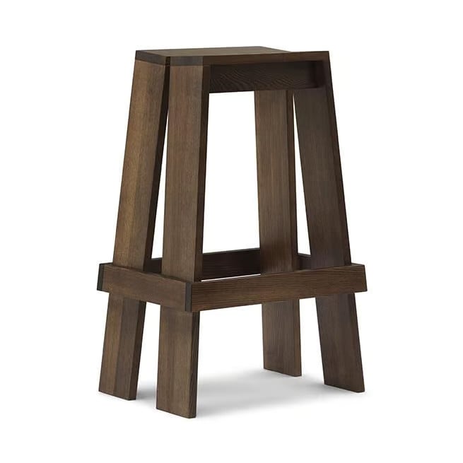 Normann Copenhagen Let barkruk Brown Stained Ash Hoogte: 65 cm