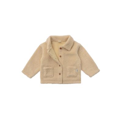 Sweatjacke LILIPUT, Mädchen, Gr. 62/68, beige, 100% Polyester, unifarben, normal, Sweatjacken Sweatjacke, mit aufgesetzten Taschen