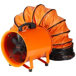 VEVOR Bauventilator 255-W-AC-Motor Baugebläse 2830 U/min Baulüfter Gebläse 1720 CFM (2922 m3/h) Axiallüfter mit 10 m Schlauch Axialgebläse 79 dB Geräuschpegel Industrielüfter