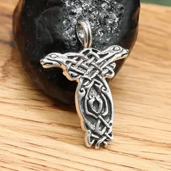 Drachensilber Keltische Hunde Schmuck Anhänger 925 Silber - Silber