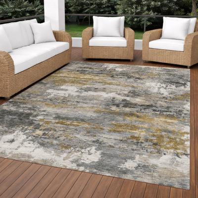 Addison Rugs Machine Washable Indoor/ Outdoor Abstract Savage Chantille Rug