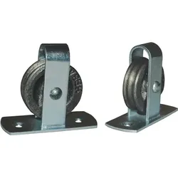 HBS-BETZ Stehrolle 496 Nut 8mm Grauguss m.Längsplatte u.gedrehter Nut - 63139