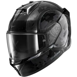 Shark Skwal i3 Helm Gang KAS schwarz silber Gr. L