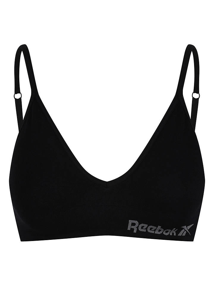 Reebok Sport-BH "Justine" in Schwarz - M