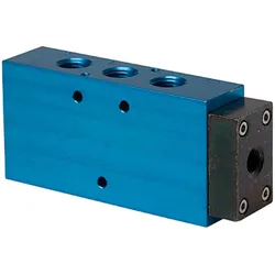 Riegler, Zubehör Druckluftwerkzeug, 5/2 Wegeventil einseitig pneumatisch monostabil G1/2 DN 15