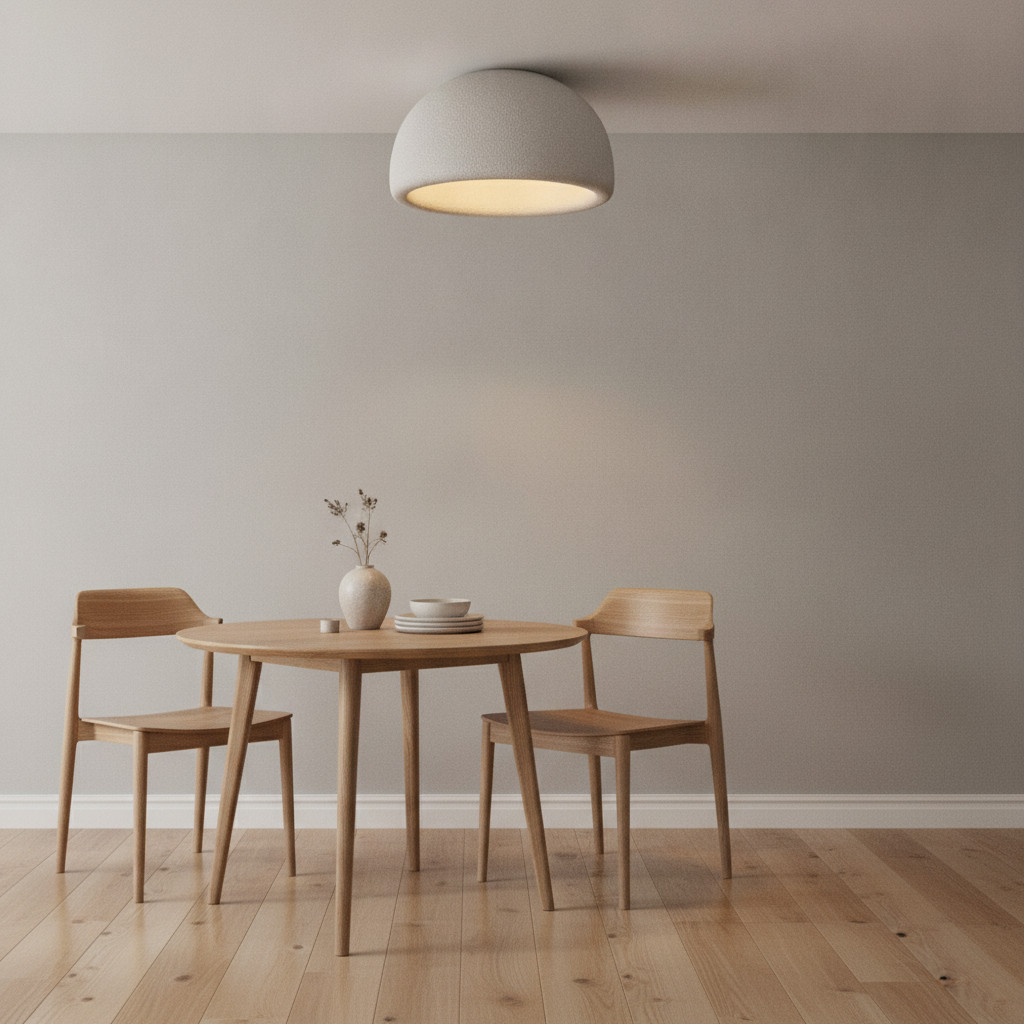 Moderne plafondlamp Davo Lyora grijs Ø 43 cm