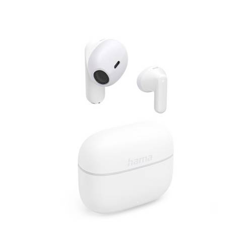 Hama Freedom Light II In Ear Kopfhörer Bluetooth Weiß Ladecase Handy