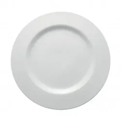 Saturnia Etrusca Ischia Weiß Flacher Teller, 4er-Pack, Ø cm 31