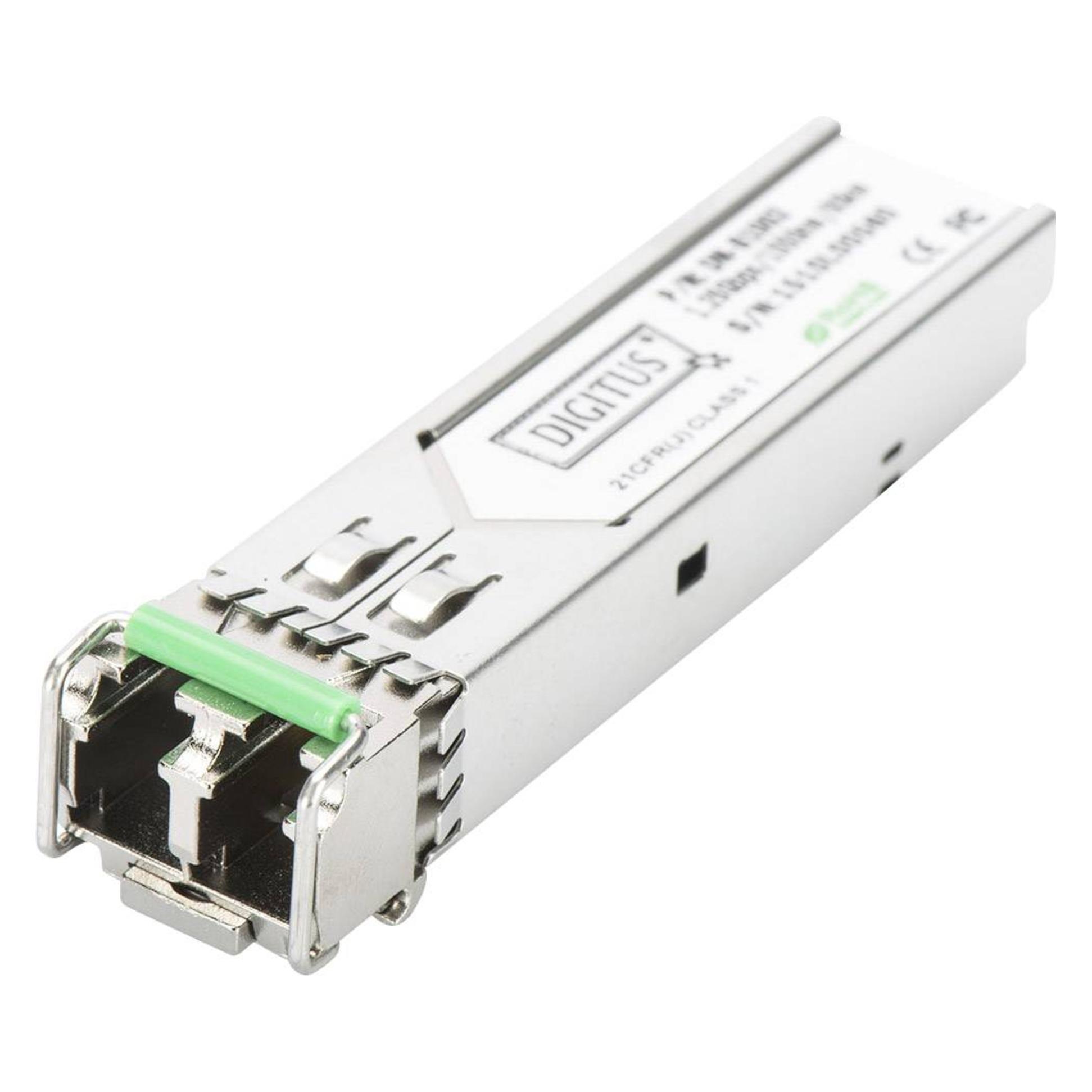 Digitus SFP Modul fuer Gigabit Switch singlemode Glasfaser Modul 1xLC 1550nm Duplex mini GBIC SFP Modul... (DN-81002)