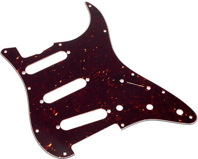 Fender Pickguard Strat SSS Tortoise62