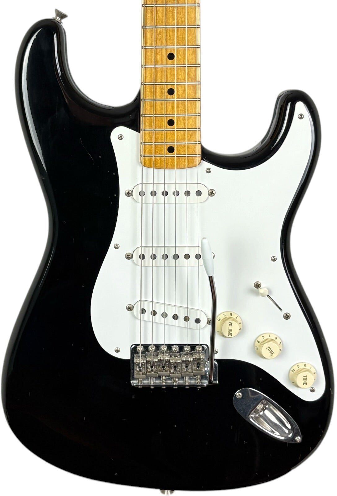 Fender Japan 57 Reissue ST57US Stratocaster 1999-2002   schwarz - Refurbished