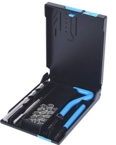 KS Tools 150.6060 Nirostahl Gewinde-Reparatur-Satz M10x1,0x14mm, 19-tlg