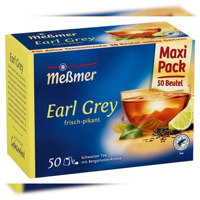 Meßmer Schwarztee Earl Grey 50 Teebeutel (88 g)