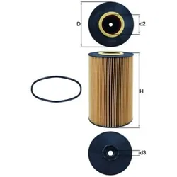 Ölfilter MAHLE OX 426D
