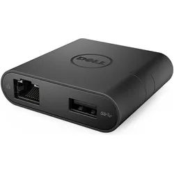 Dell DA200 Externer Videoadapter (USB-C, 1 Port), Dockingstation + USB Hub, Schwarz