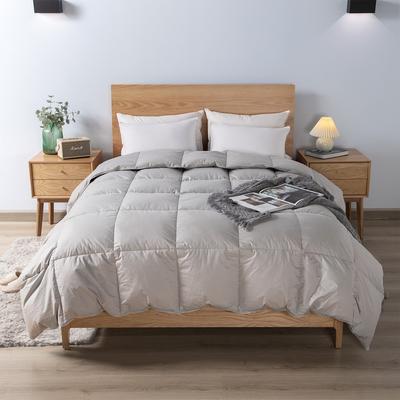 KASENTEX Cotton Cover Down Comforter - Duvet Insert - All Season