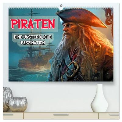 Piraten - Eine unsterbliche Faszination (hochwertiger Premium Wandkalender 2027 DIN A2 quer), Kunstdruck in Hochglanz