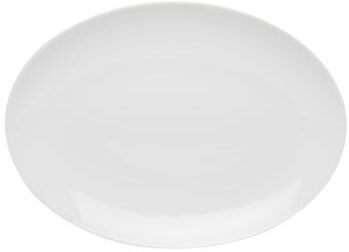 Red Vanilla Coupe Oval Platters (Set of 2)