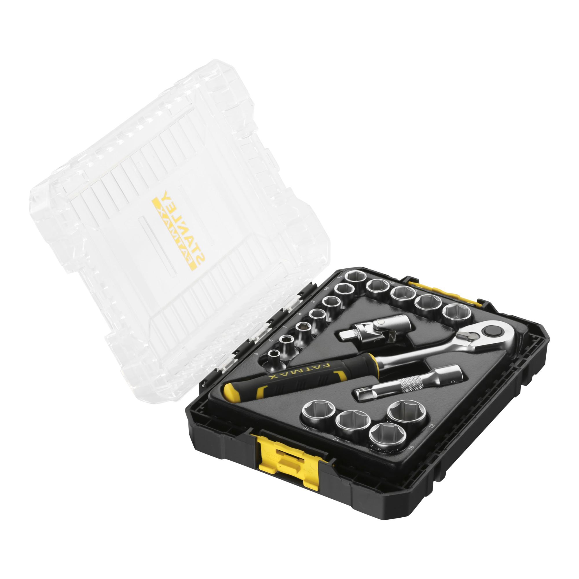 Stanley Steckschlüssel-Set STAK 3/8 Zoll, 18-teilig (FMMT98102-0)