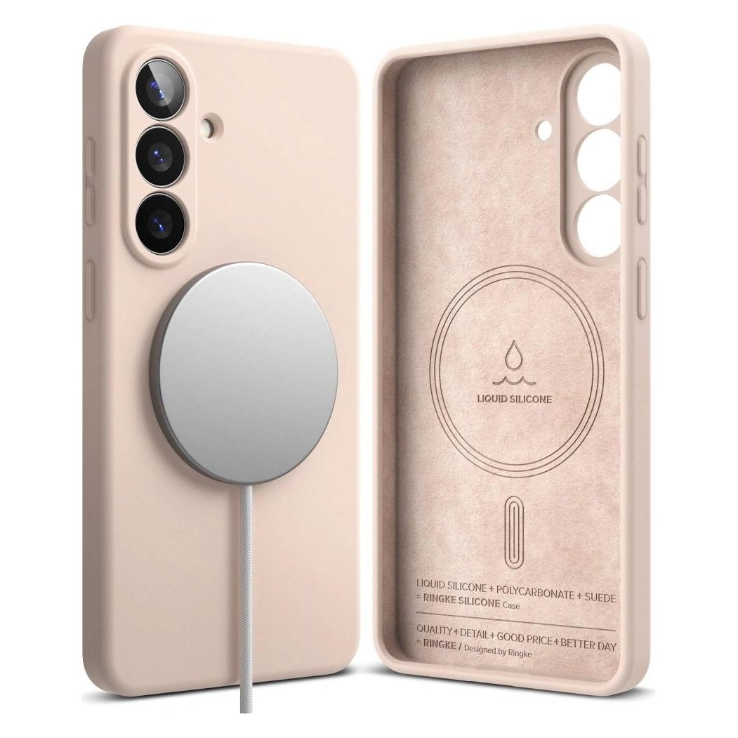 Ringke Silikon Magnetisch Magsafe Galaxy S26+ Plus Pinke Sand (Samsung Galaxy S26+) (SIMG1256E67)