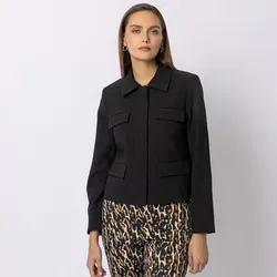 STEFFEN SCHRAUT Blazer, Langarm kurze Form aufgesetzte Taschen figurumspielend