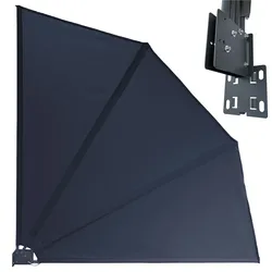QUICK STAR Fächer 115x115cm Grau