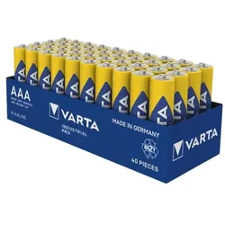 Varta 40er-Pack Batterien »Alkaline INDUSTRIAL PRO« Micro AAA, 4.45 cm