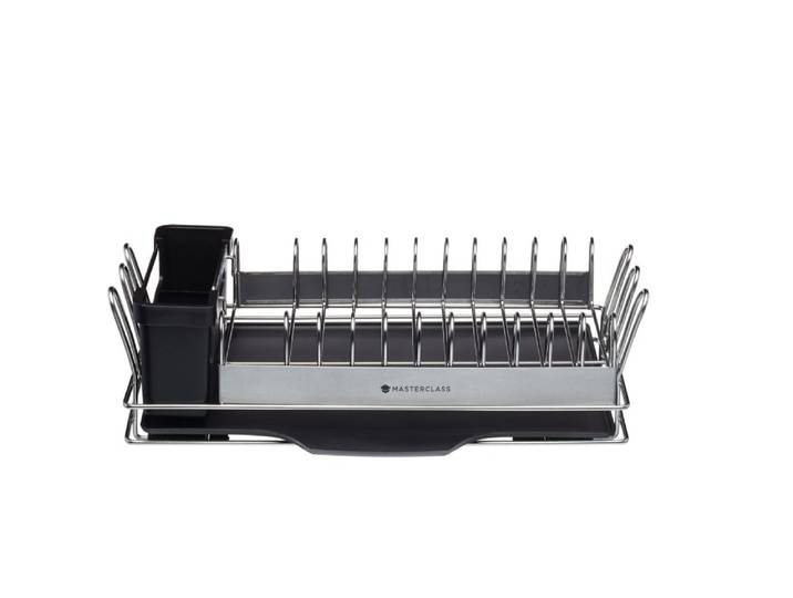 Egouttoir à Vaisselle Compact Acier Inoxydable Argent