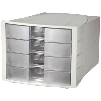 HAN Bürobox IMPULS/1010-X-63, transluzent klar, Kunststoff