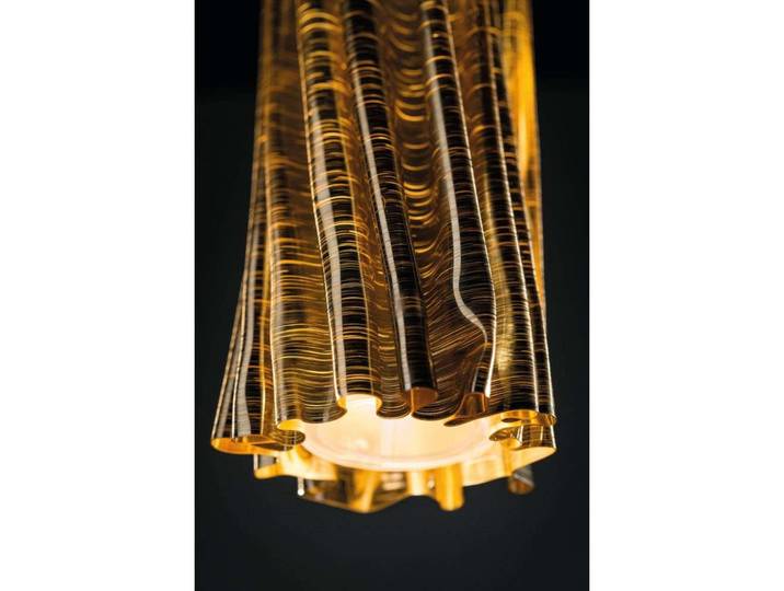 Accordéon Vertical Suspension Gold - Slamp - Salon / séjour - Plastique