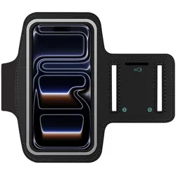 SmartFitness Handy Sport Armband, Smartphone Sportarmband, Schwarz