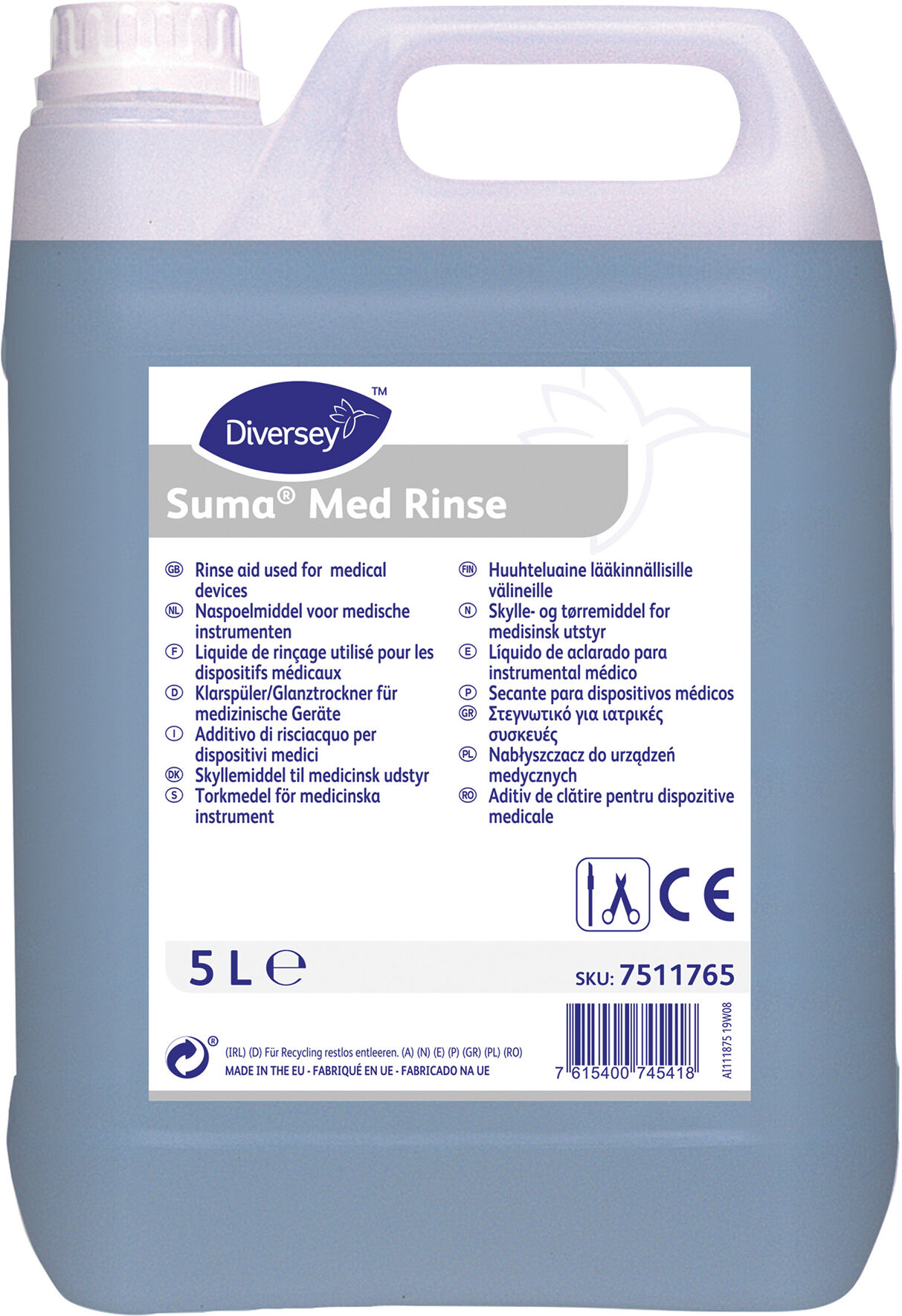 Torkmedel Suma Med Rinse 5 liter