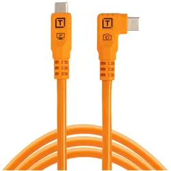 Tether Tools TetherPro Optima 10G USB-C Right Angle 1,8m orange
