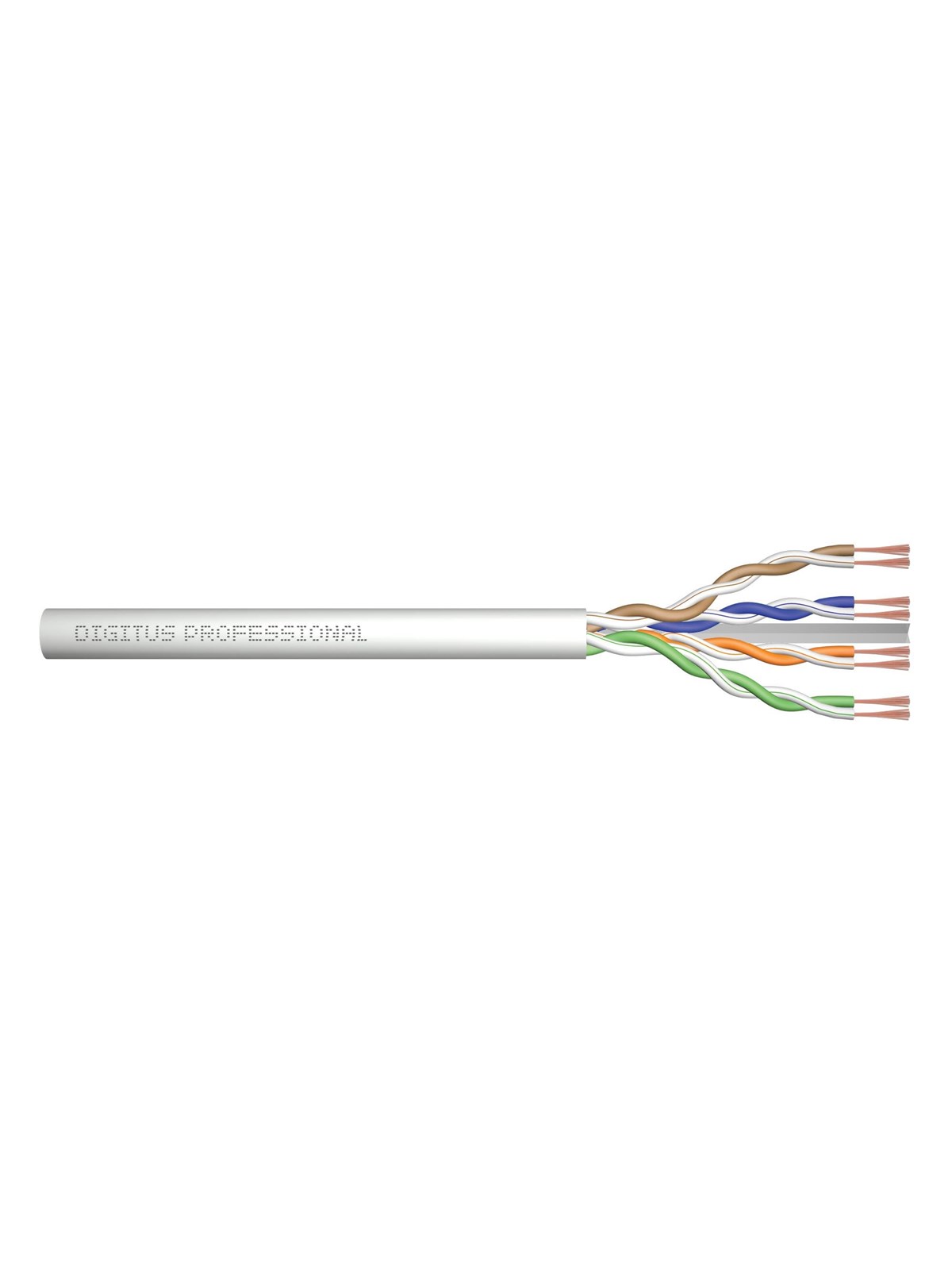 DIGITUS CAT 6A U-UTP Patch Cable - 305m - Grau - 305m