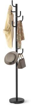 Costway Metal Coat Rack Stand with 8 Sturdy Hooks and Metal Base
