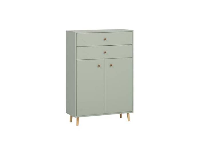 Schildmeyer Bjarne 701980 Highboard, pistache, 77 x 33 x 113,4 cm