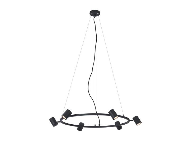 Suspension moderne noire à 6 lumières - Jeana Circle