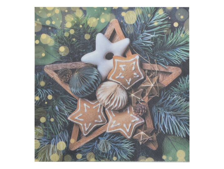 20er-Set Servietten, Weihnachtsgebäck, Papier, 3-lagig, 33 x 33 cm