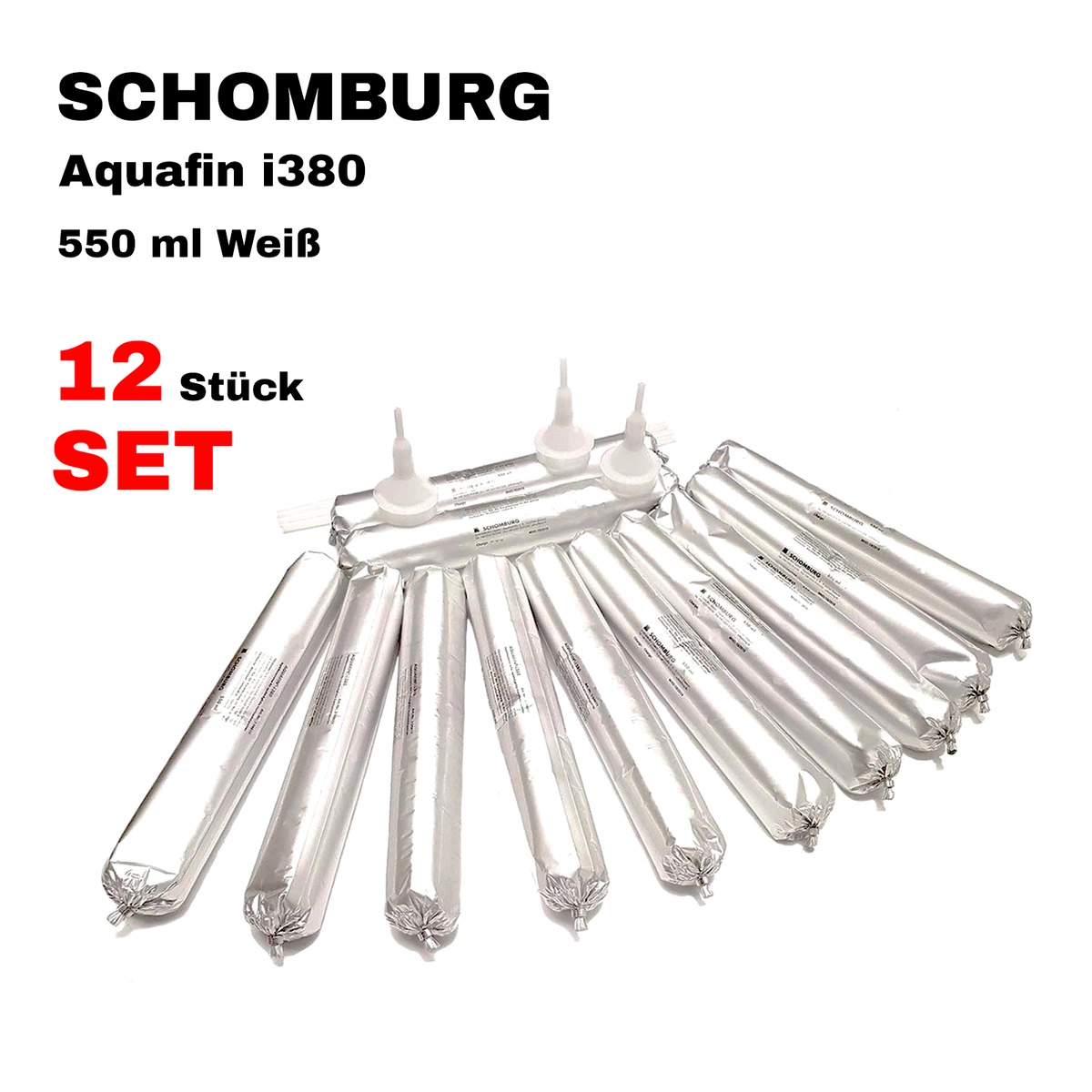 SET 12x550ml Schomburg Aquafin I380 Horizontalsperre Abdichtung trockene wand keller