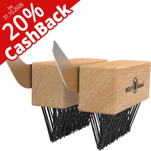 Wolf-Garten Fugenbürste FBS-ME, 73BZA001650, 2 Stück, 20% Cashback, Ersatzbürsten-Set für FBS-M, Breite 9 cm
